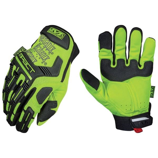 M-Pact XD Impact Gloves, M, Hi-Vis Yellow, PR
