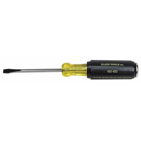 Demolition Slotted Screwdriver 1/4 in Round