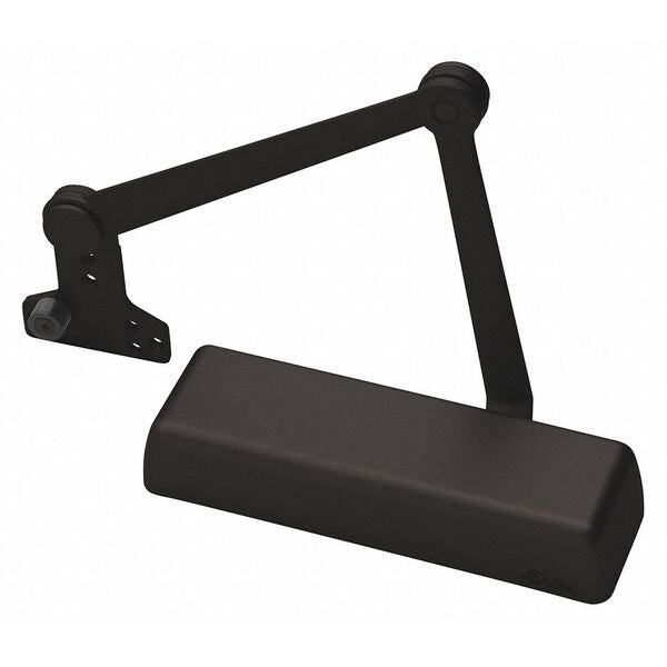 Manual Hydraulic Yale 5800 Door Closer Heavy Duty Interior and Exterior, Dark Bronze
