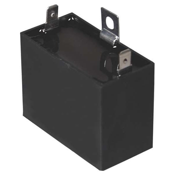 Motor Run Capacitor, Rectangle, 2 In. H
