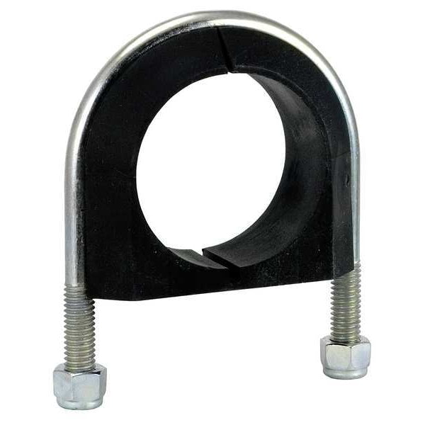 U Bolt Cushion Clamp, S/S, 10 In Nom Pipe