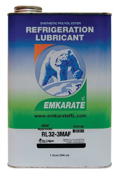 Refrigeration Lubricant, POE, 1 qt