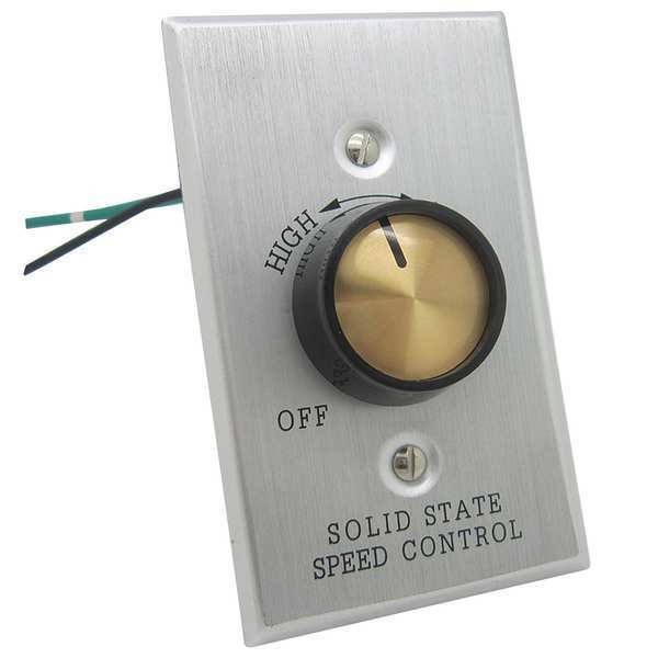 Speed Control, Adjustable, Rotary, 120V, 3A