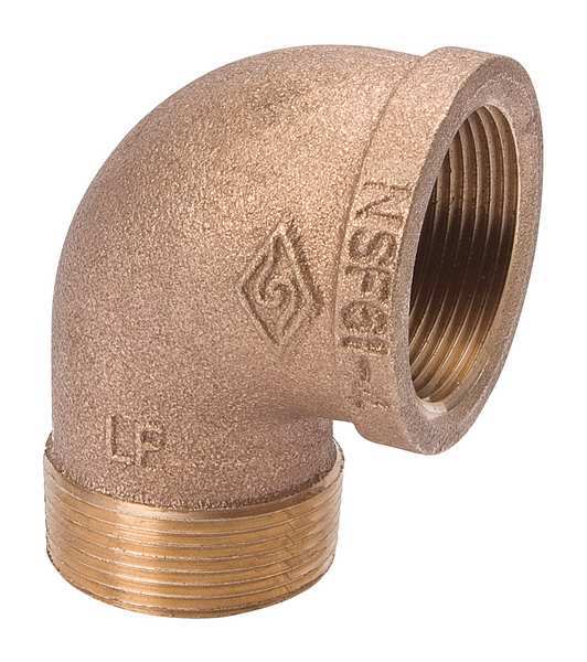 Brass 90 Degrees Street Elbow, MNPT x FNPT, 2
