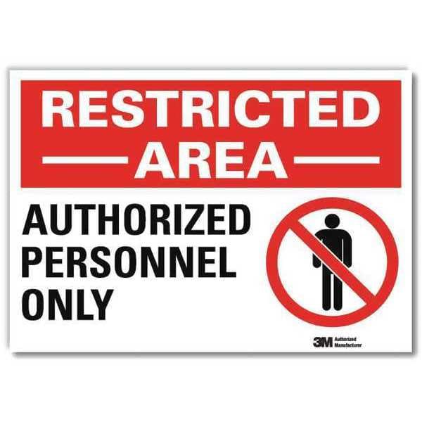 Admittance Sign, 5x7 In., English