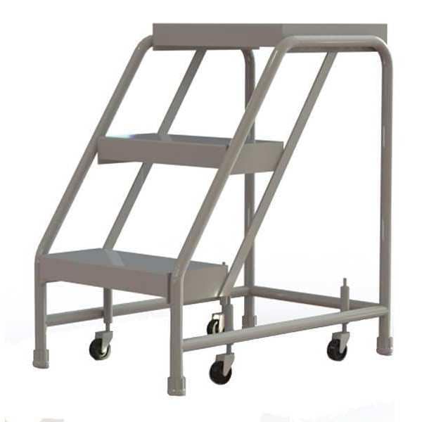 Ladder, 3-Step, Aluminum