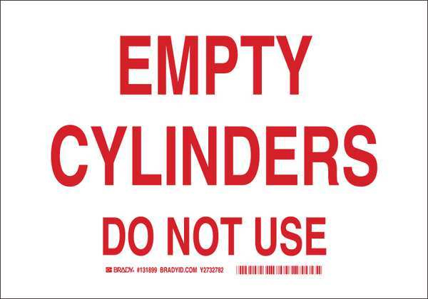 Chemical Sign, 7 in H, 10 in W, Polyester, Rectangle, English, 131899