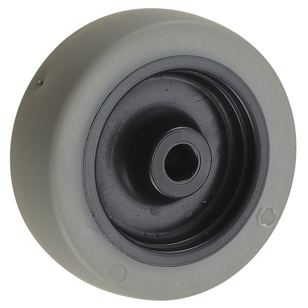 Caster Wheel, TPR, 3 in., 125 lb.