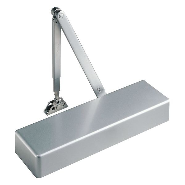 Manual Hydraulic Yale 4400 Door Closer Heavy Duty Interior and Exterior, Silver