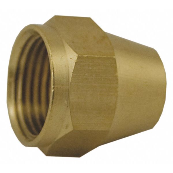 Brass Short Flare Nut, 5/8
