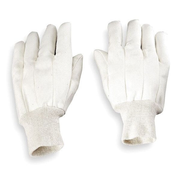 Canvas Gloves, Cotton, S, Natural, PR