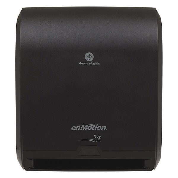 enMotion 10 in Automated Touchless Paper Towel Dispenser, Motion Activated, Wall Mount, Black
