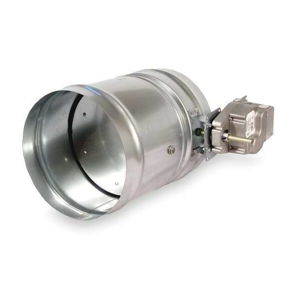 Round Smoke Damper, 120V, 3000 fpm