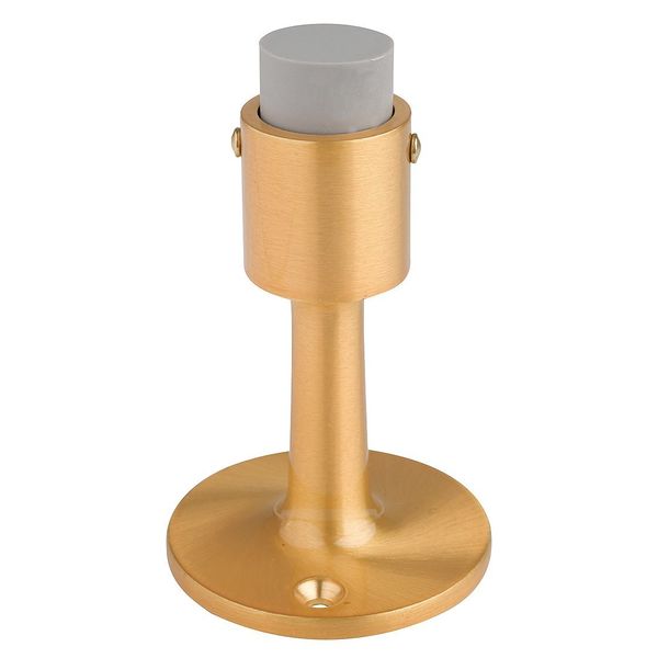 Rigid Door Stop, Cast Brass