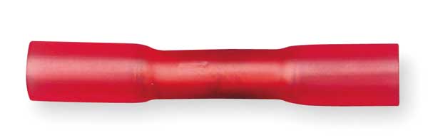 Scotchlok Butt Splice Connector, 22-18AWG, Red, PK100
