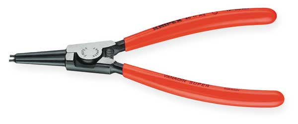 Retaining Ring Pliers, 0.078 In Tip, 0 Deg