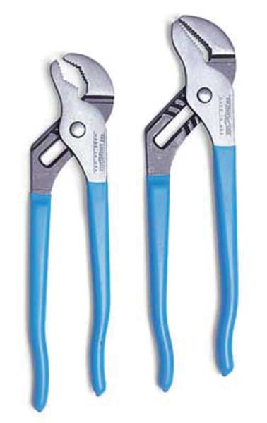 3 Piece Plastic Grip Tongue and Groove Plier Set Dipped Handle