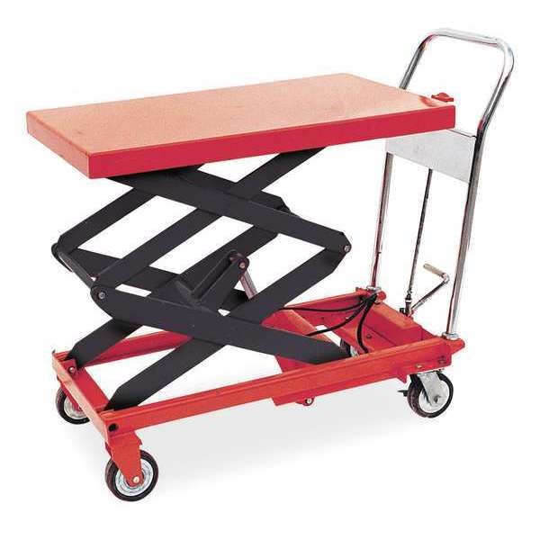 Scissor Lift Table, 800 lb. Cap, 20