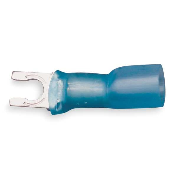 16-14 AWG Heat-Shrink Locking Fork Terminal #10 Stud PK25