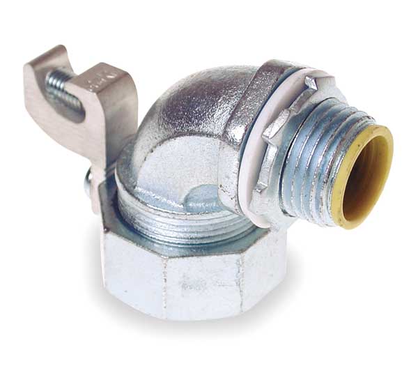 Grounding Connector, 1/2 In., 90 Deg