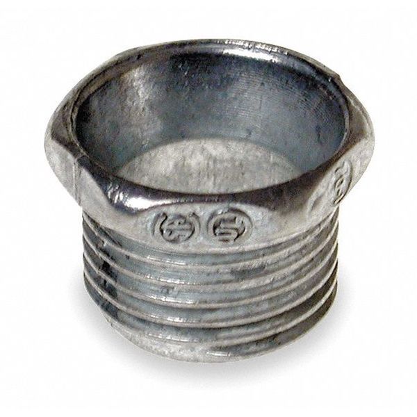 Nipple, 1-1/4 In Conduit, Zinc, 7/8 In L