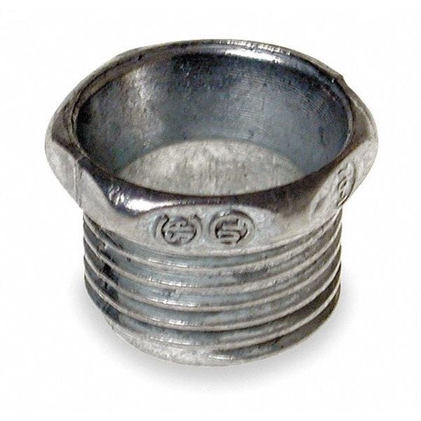Nipple, 1 In Conduit, Zinc, 27/32 In L