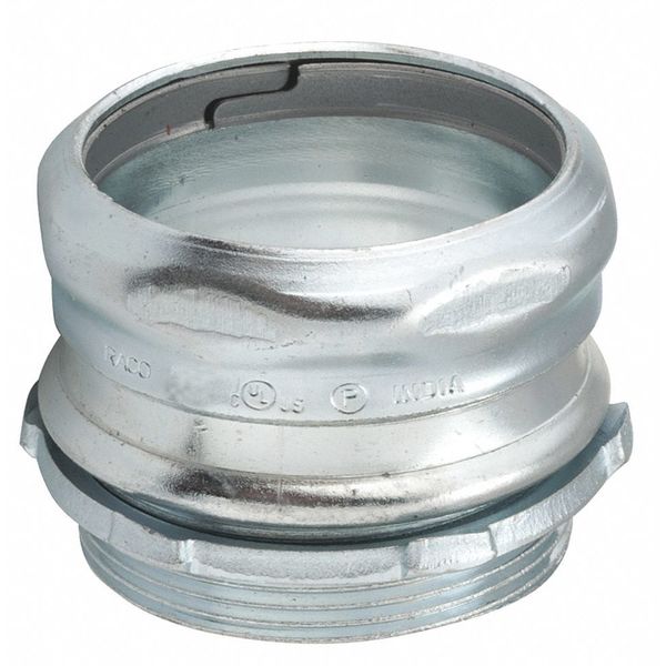 Non Insulated Compresion Connector, 4 In.
