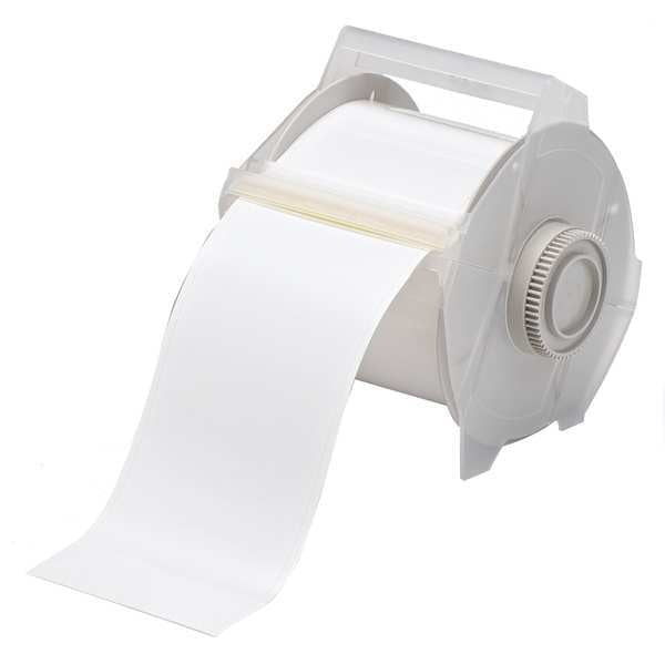 Label Tape Cartridge, White, Labels/Roll: Continuous