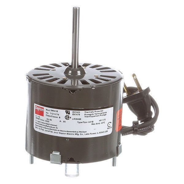 HVAC Motor, 1/70 HP, 3000 rpm, 115V, 3.3