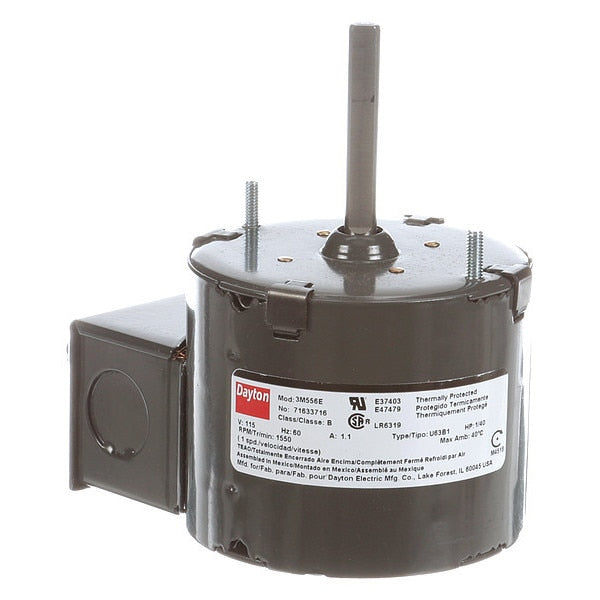 HVAC Motor, 1/40 HP, 1550 rpm, 115V, 3.3