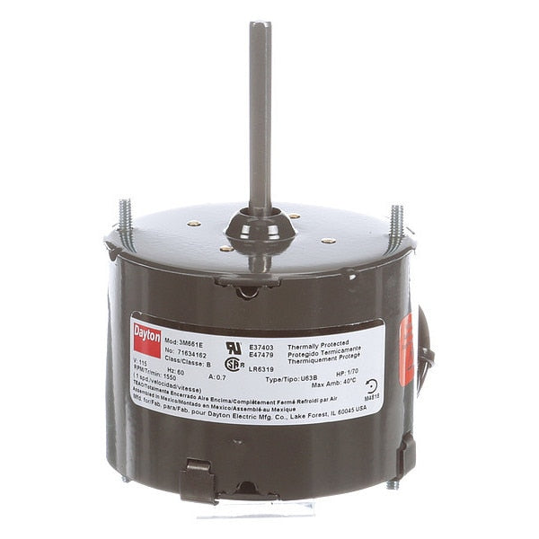 HVAC Motor, 1/70 HP, 1550 rpm, 115V, 3.3