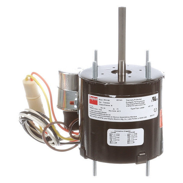 HVAC Motor, 1/20 HP, 1550 rpm, 115V, 3.3