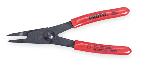 Retaining Ring Pliers, 0.038In Tip, 45 Deg