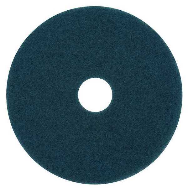 Scrubbing Pad, 12 In, Blue, PK5