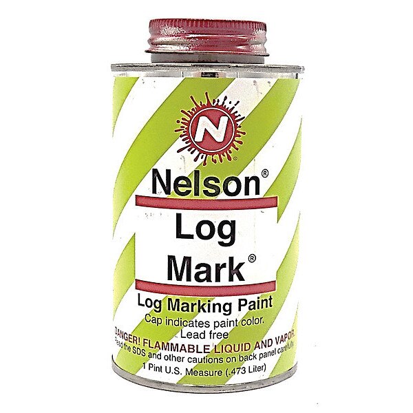 Log Marking Paint, 1 pt., Red, Water -Based