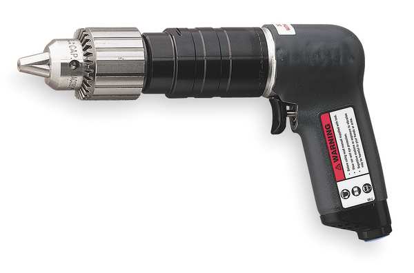 Air Drill, Industrial, Pistol, 3/8 In.