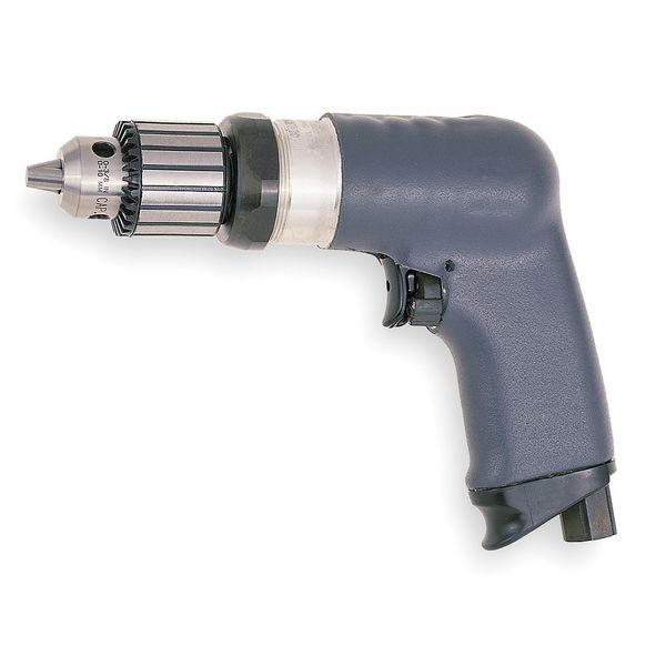 Air Drill, Industrial, Pistol, 3/8 In.