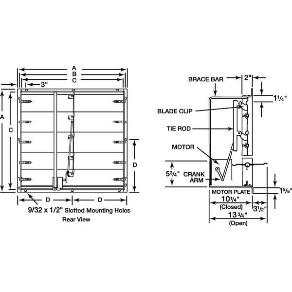 Mtrzd Damper, For Fan Dia. 30