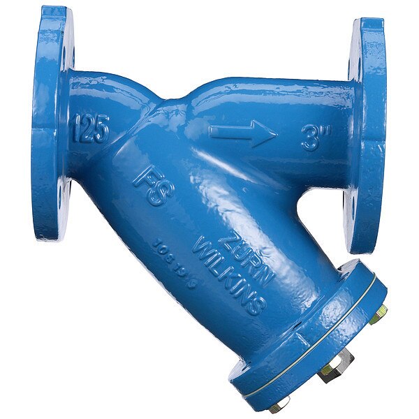 Ductile Iron Wye Type Strainer, 3 in Pipe