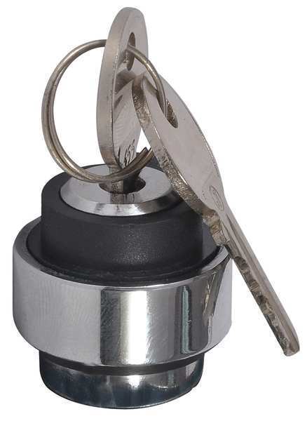 Non-Illum Selector Swtch, 22mm, 2 Pos, Keyd