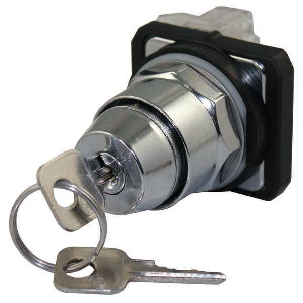 Non-Illum Selector Switch, Chrome, 2P, 10A