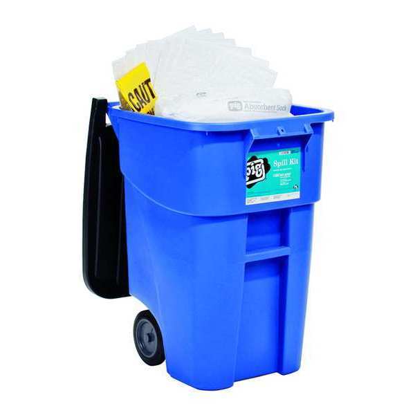 Spill Kit, Oil-Based Liquids, Blue