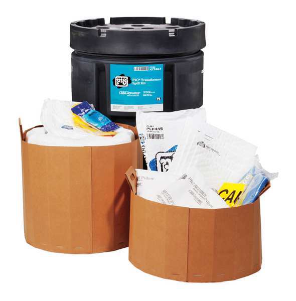 Spill Kit, Oil-Based Liquids, Black