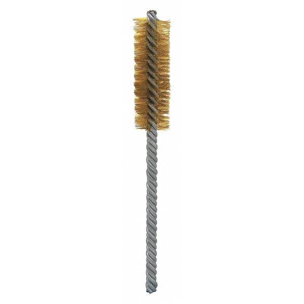 Power Tube Brush, .005, Brass, 5/16