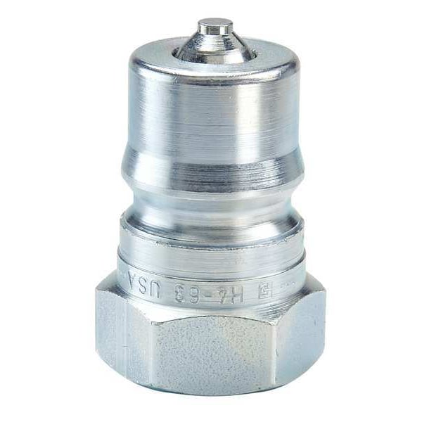 Hydraulic Quick Connect Hose Coupling, Steel Body, Ball Lock, 1/8
