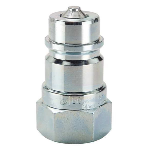 Hydraulic Quick Connect Hose Coupling, Steel Body, Ball Lock, 1-1/16