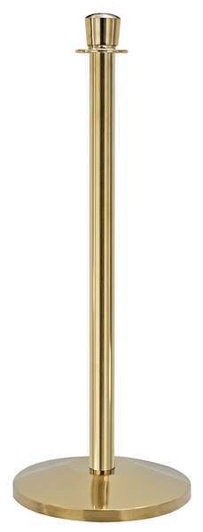 Urn Top Rope Post, Polished Brass, 39 in.