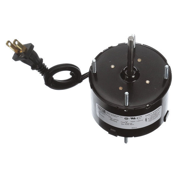 HVAC Motor, TEAO, 1/100 HP, 1550 rpm, Stud