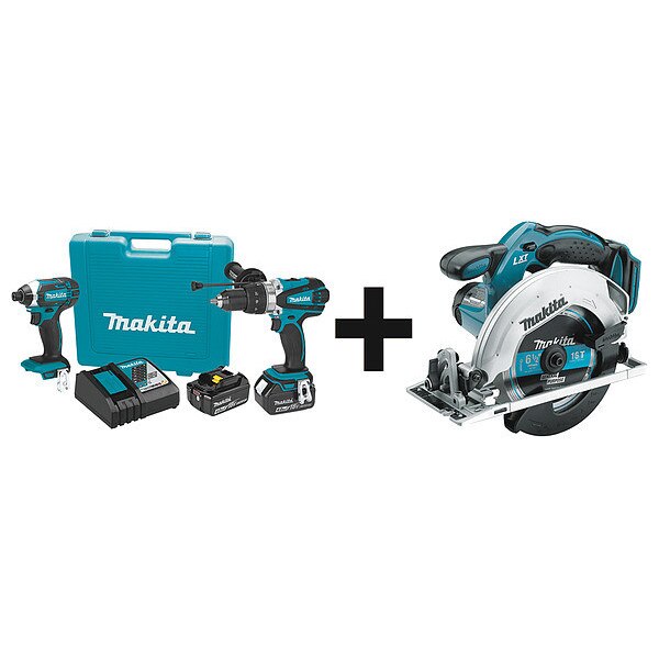 Cordless Combination Kit, 3 Tools, 18V DC