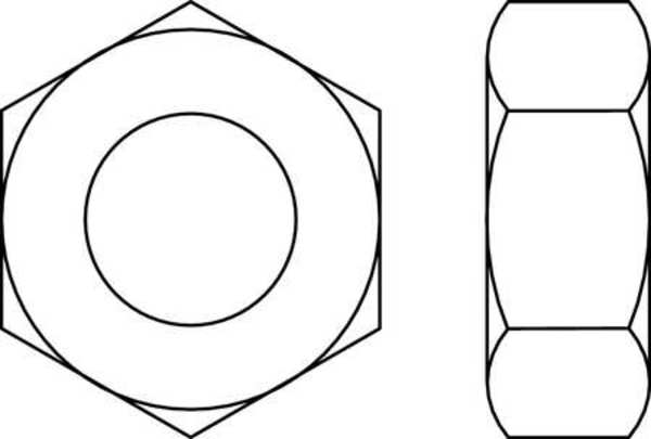 Hex Nut, 3/4